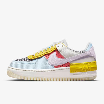 nike耐克女士板鞋airforce1shadow空軍一號雙鉤解構板鞋運動休閒鞋dm