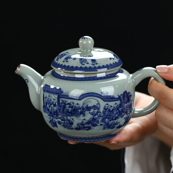 老式瓷茶壶图片- 京东