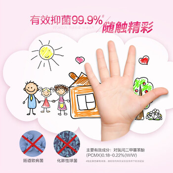 威露士泡沫洗手液抑菌杀菌消毒225ml×2 泡沫型儿童泡泡洗手液护手滋润