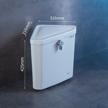 toto蹲便器冲水箱厕所蹲便器三角墙角水箱挂墙式sn6772连天昊 蹲便器
