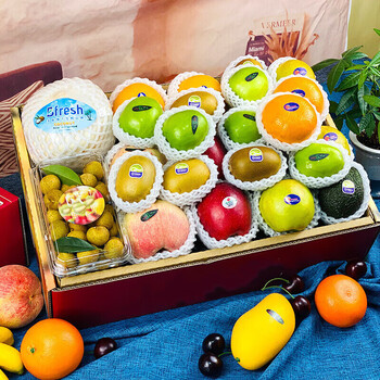 混搭新鲜水果礼盒 新鲜应季8-10种水果混合组合高端