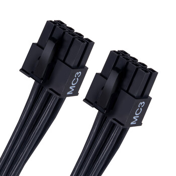银昕（SilverStone）PP14-EPS RTX40系显卡线（PCIE 5.0/12+4 pin 12VHPWR/支持银欣三代电源）