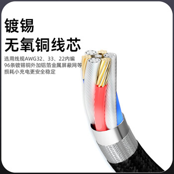 臻威(ZHENWEI)USB3全功能Type-C数据线 4K投屏视频线 PD100W5A快充线 苹果17/16华为 0.2米 臻威(ZHENWEI)USB3全功能Type-C数据线 4K投屏视频线 PD100W5A快充线 苹果17/16华为 0.2米