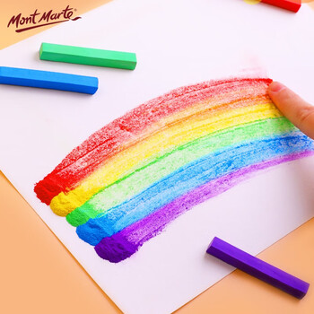 蒙玛特(Mont Marte)色粉笔24色 彩色粉笔画画粉画棒美术绘画粉彩棒儿童彩笔套装学生色粉画铁盒装MMPT0017美术写生 蒙玛特(Mont Marte)色粉笔24色 彩色粉笔画画粉画棒美术绘画粉彩棒儿童彩笔套装学生色粉画铁盒装MMPT0017美术写生