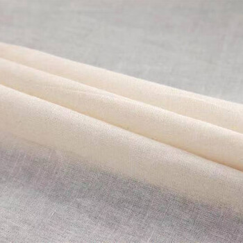絮实 白布 白布坯 1米*幅宽1.6米 高密薄款 32纱织密度64*58 可定制 100米起拍