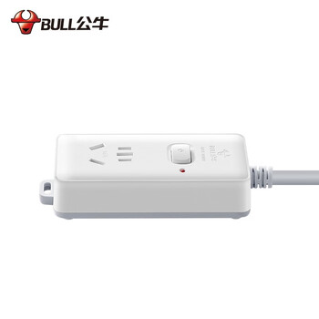 公牛（BULL）大功率16A插座16a排插/插排/插线板接线板 适用空调热水器电暖气 1位总控全长1.8米送10A头GN-104D