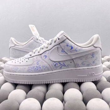 linikerbaf1空军一号新款温变青花瓷热感应小白鞋情侣低帮男女板鞋