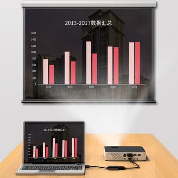 飞利浦(PHILIPS)HDMI转VGA线转换器 高清视频转接头适配器 电脑机顶盒连接投影机电视显示器线 SWR1620E