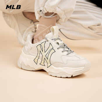 mlb官方2022新款男女送礼情侣老爹鞋纽约洋基队春季运动鞋厚底增高