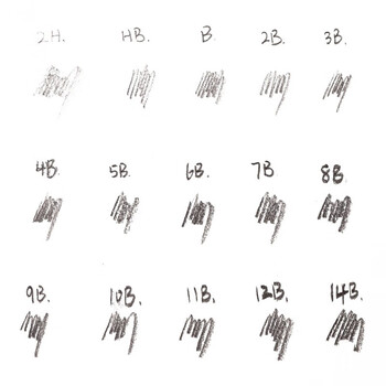 青竹画材（CHINJOO）4B专业绘画铅笔12支/盒素描速写铅笔绘画考试考级工具初学者美术绘图学生铅笔美术写生