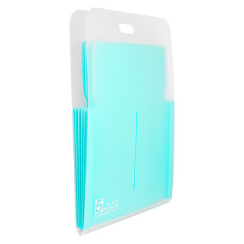 金得利 5格 A4竖式手提风琴包大容量竖款文件夹 学生用试卷资料收纳包文件袋透明多层分类文件包 蓝色 DC7105 金得利 5格 A4竖式手提风琴包大容量竖款文件夹 学生用试卷资料收纳包文件袋透明多层分类文件包 蓝色 DC7105