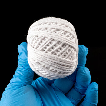 海斯迪克 HKCL-460 实验室用棉线 生物组培用耐温棉线 棉绳配套无菌封口膜使用 一卷 