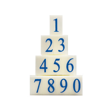 亚信NO.045（S-2） 数字组合号码印章 字母印活字印可调 自由组合价格标价号码机