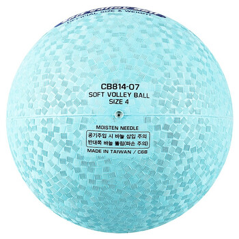 世达气排球8号球成人训练比赛标准用球气排球乳胶 软排蓝色CB818-07