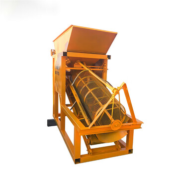 dcnb定制震动滚筒式砂石分离筛沙机小型移动式震动砂石分离机筛土30筛