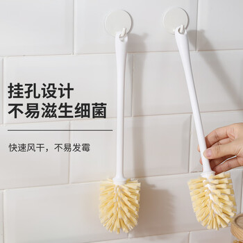 LYNN长柄杯刷 洗杯子神器顽固污渍清洁刷保温杯奶瓶茶杯刷子 1只装