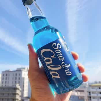 百事可乐现货秒发 日本本土pepsi生可乐原味碳酸饮料340ml罐装 齐藤蓝