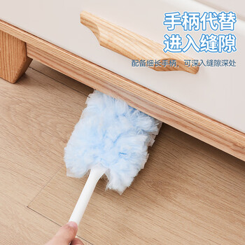 Little seal日本静电除尘掸一次性家用车用鸡毛掸子清洁扫车擦灰吸灰扫灰神器