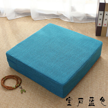 艺彩蝶蒲团坐垫薄 日式榻榻米垫蒲团坐垫坐墩拆洗茶道飘窗圆形打坐 方
