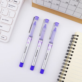 宝克(BAOKE)BK118 品质直液式走珠笔全针管0.5mm中性笔 学生用水笔签字笔 紫色 12支/盒 宝克(BAOKE)BK118 品质直液式走珠笔全针管0.5mm中性笔 学生用水笔签字笔 紫色 12支/盒