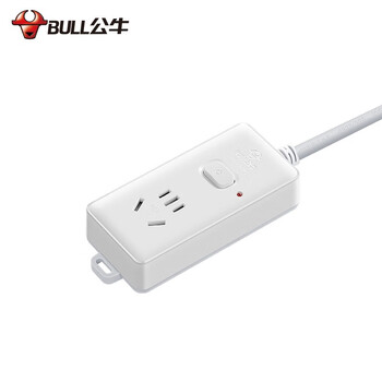 公牛（BULL）大功率16A插座16a排插/插排/插线板接线板 适用空调热水器电暖气 1位总控全长1.8米送10A头GN-104D