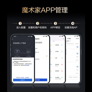 华三（H3C）AP面板全屋wifi套装6个千兆双频无线ap+8口PoE路由器家用别墅大平层酒店企业组网全屋路由 H9套装