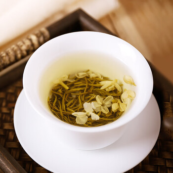 虎标中国香港品牌茶叶 茉莉花茶 茉莉云醒罐装100g铁罐装自饮送礼