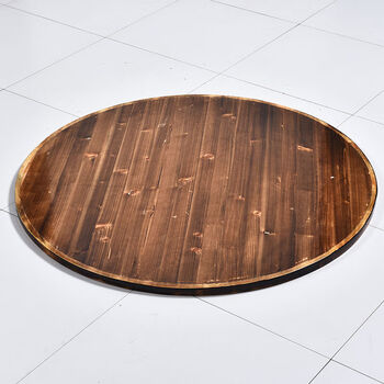 邦将邦将加厚大圆桌面实木圆桌子台面家用酒店可折叠