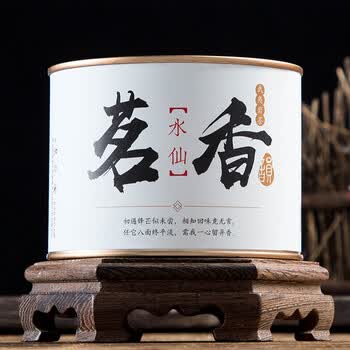 武夷星乌龙茶茗香武夷山岩茶水仙一级50g中火罐装节日送礼自饮茶叶
