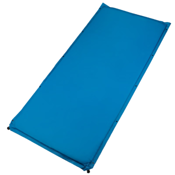 侣友自动充气垫单人加厚约1米宽户外防潮垫睡觉垫子露营垫办公室午休 蓝色约1米宽(4cm厚）