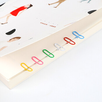 西玛（SIMAA） 3#29mm彩色防锈回形针 办公用品家用多功能曲别针 办公用品 160枚/桶 19886