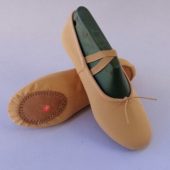 男女成人儿童驼色舞蹈鞋形体鞋跳舞鞋舞蹈训练鞋软底鞋两底猫爪鞋