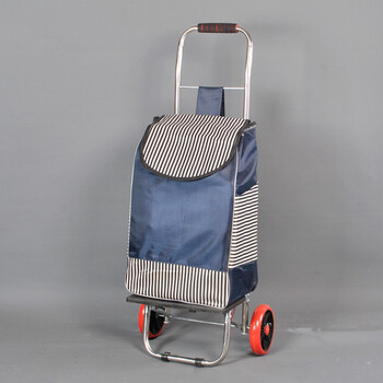 塔克尔买菜车小拉车家用购物车爬楼折叠拉杆车老人不锈钢手拉车轻便