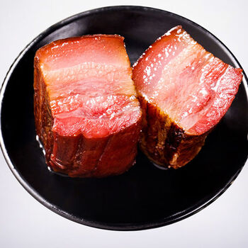 湖北恩施腊肉农家腊五花肉500g柴火烟熏五花肉腊肉土家腊肉 不肥不瘦