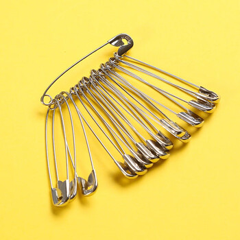 递乐 26mm银色大号别针300枚/盒儿童安全床单被套简易别针扣针固定衣服保险小曲别针回形针 2230 递乐 26mm银色大号别针300枚/盒儿童安全床单被套简易别针扣针固定衣服保险小曲别针回形针 2230