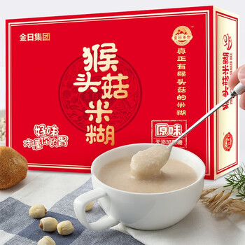 金日禾野猴头菇米糊480g即食饱腹米糊稀营养暖胃代餐食品早餐冲饮谷物麦片 金日禾野猴头菇米糊480g即食饱腹米糊稀营养暖胃代餐食品早餐冲饮谷物麦片