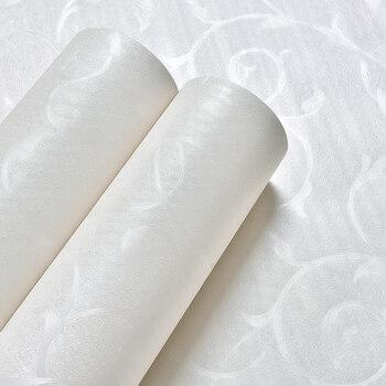 宿舍墙纸防水防潮墙纸自粘卧室温馨10米pvc自贴家用背景墙壁纸可擦洗米白莨苕叶10米仅墙纸 图片价格品牌报价 京东