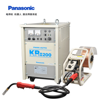 松下（Panasonic）晶闸管经典气保通用焊机200KR2电焊机 焊机+1.8米送丝机+焊枪+流量计