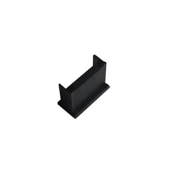 索厉 USB防尘塞/USB堵头/可用大头针取下重复使用/硬塑料材质/抽屉式设计/黑色10个装/20054