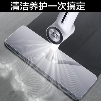 大卫喷水平板拖把36cm杆长128cm2布A9微湿喷雾清洁养护一次搞定