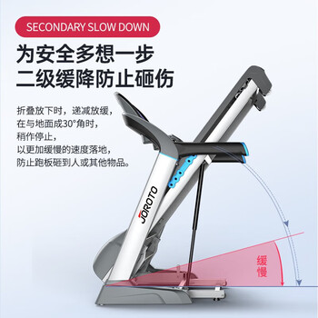 捷瑞特跑步机家用智能减震可折叠健身器材L3