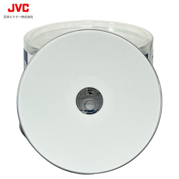 JVC/杰伟世 BD-R蓝光光盘/可刻录盘档案蓝光碟片25GB光盘大容量光盘可打印50片桶装