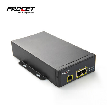 PROCET PT-PSE107GRO-S PoE供电器 网络监控电源配件大功率工业级接续配件 BT版本