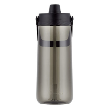 乐扣乐扣（LOCK&LOCK）大容量水壶运动吸管水杯健身便携冷水壶2L 黑色ABF795BLK