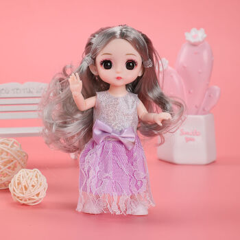 17厘米洋芭比娃娃套装小女孩儿童公主宝宝可爱玩具偶衣服布兰兰时尚款