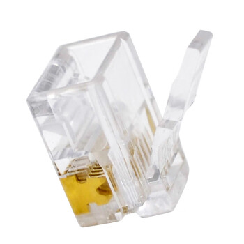 礼嘉 LJ-DD10 镀金6P6C电话水晶头 六芯语音RJ12电话线插头 数控水晶头 6芯线接头 50U镀金 10个/包 礼嘉 LJ-DD10 镀金6P6C电话水晶头 六芯语音RJ12电话线插头 数控水晶头 6芯线接头 50U镀金 10个/包