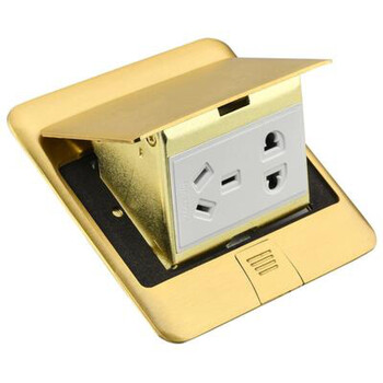 公牛隐藏式地插插座铜防水家用型隐藏式隐形地板插座五孔弹起多功能