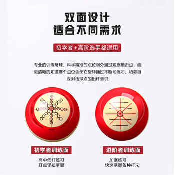 英辉（INVUI）台球子进阶训练母球中式黑8花式9球大号球57mm 单个装