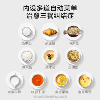 美的（Midea）家用微波炉PM20W1 快速加热 多功能菜单转盘一键启动智能解冻 电子杀菌除味 