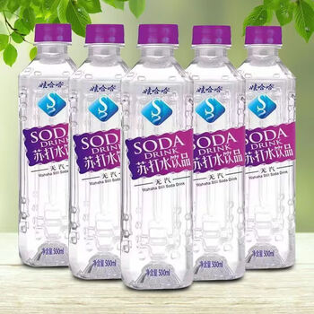 娃哈哈无汽苏打水饮品500ml整箱散装ph9.